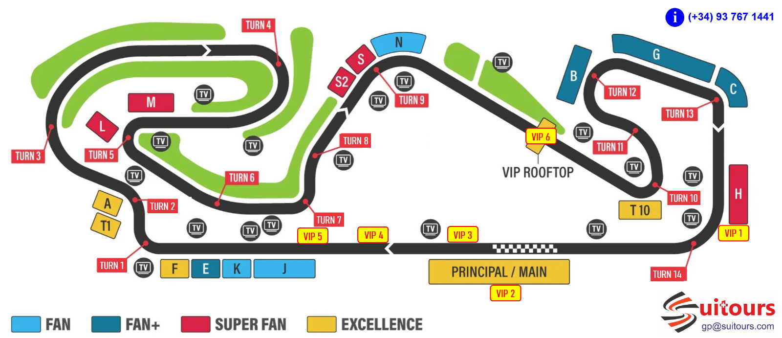 Map of Circuit de Barcelona-Catalunya